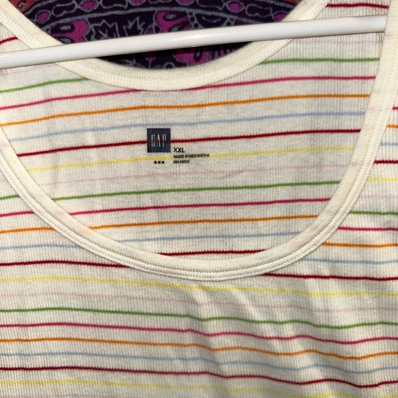 GAP Multicolor Striped and Gray Tank Tops - Picture 4 of 7